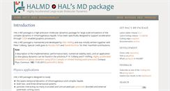 Desktop Screenshot of halmd.org